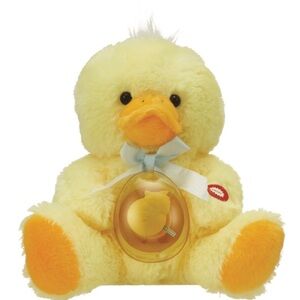 Cottondale Easter 11 in Animated Yellow Chick with Spinning Light Up Egg Plush